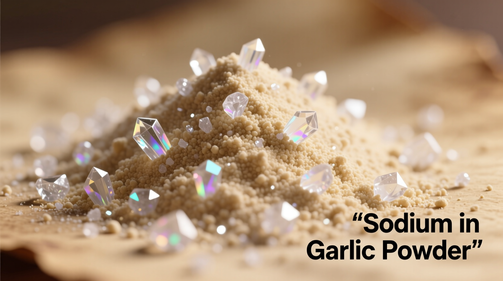sodium in garlic powder