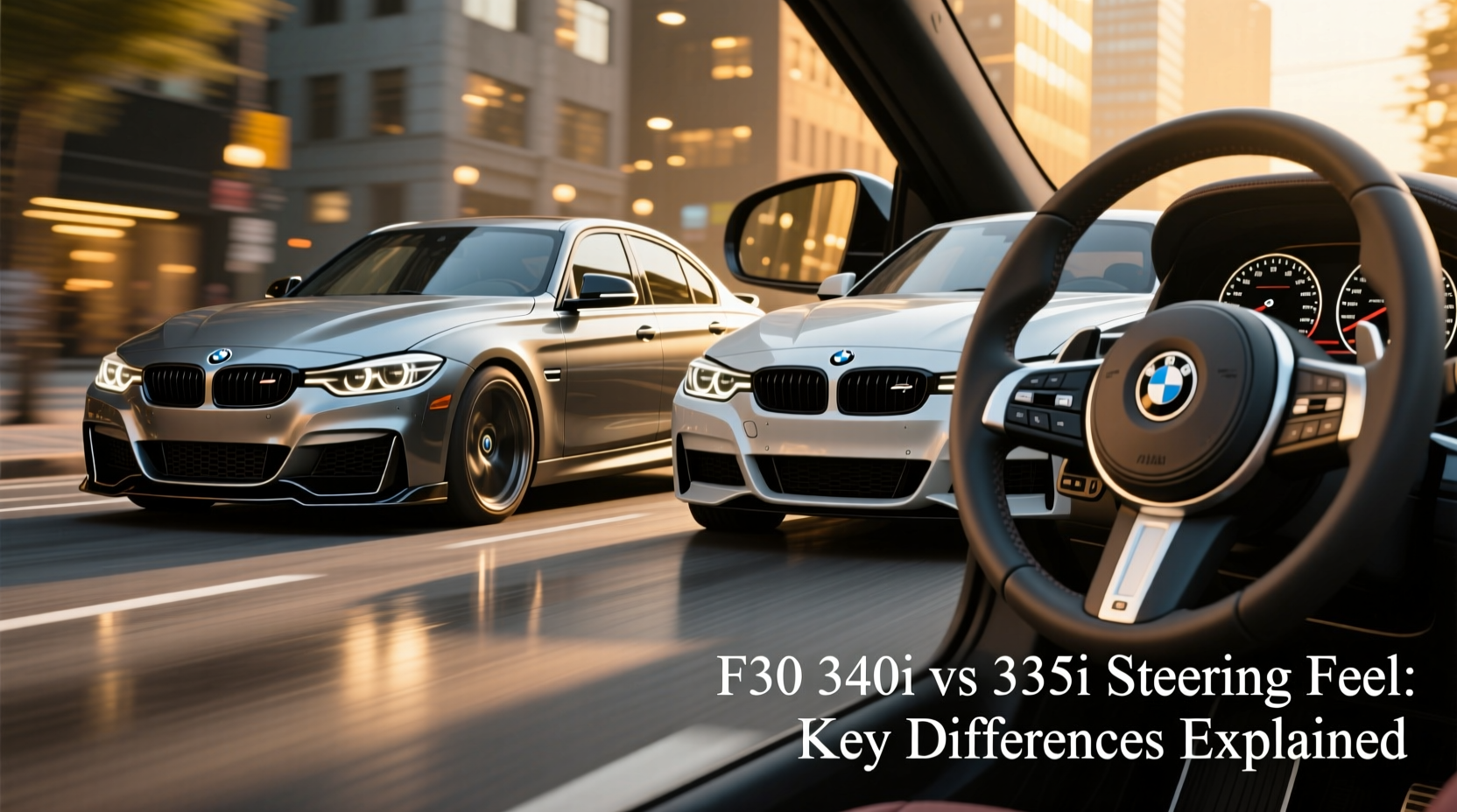F30 340i vs 335i Steering Feel: Key Differences Explained
