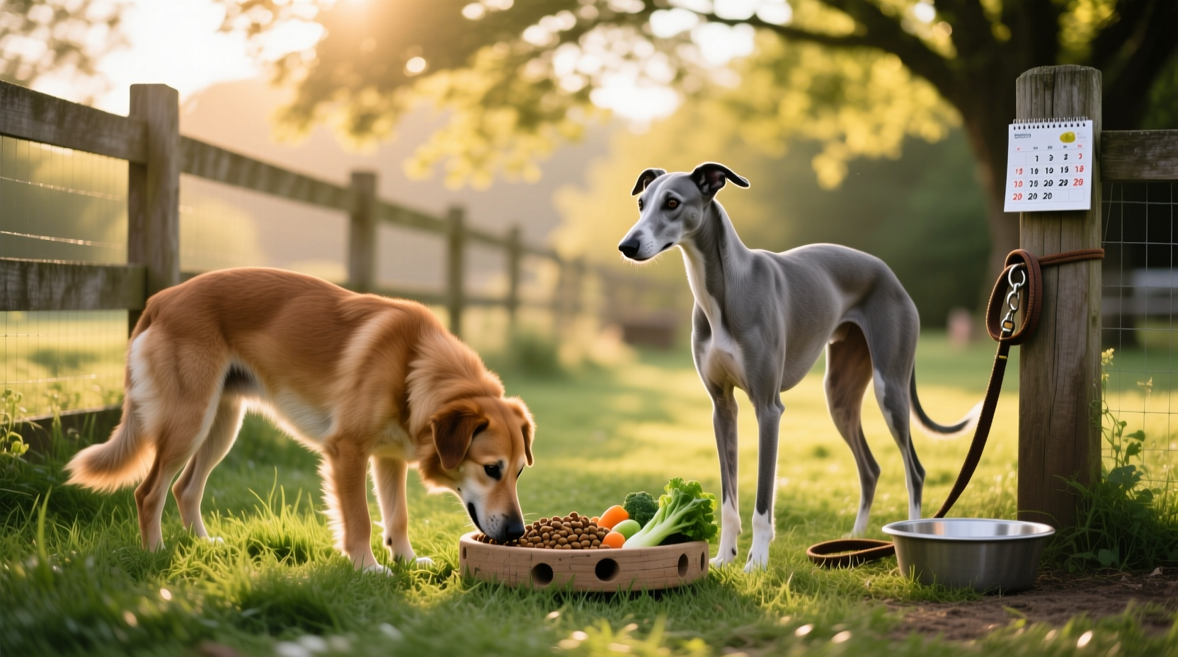 effective strategies to feed two dogs when one is a grazer without stress