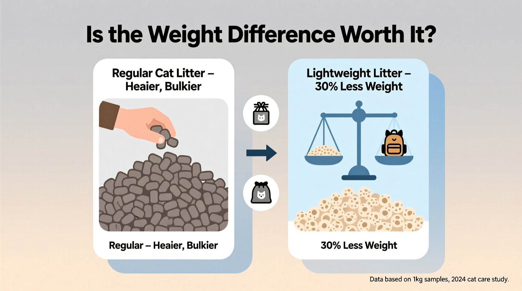 lightweight vs regular cat litter is the weight really worth the switch