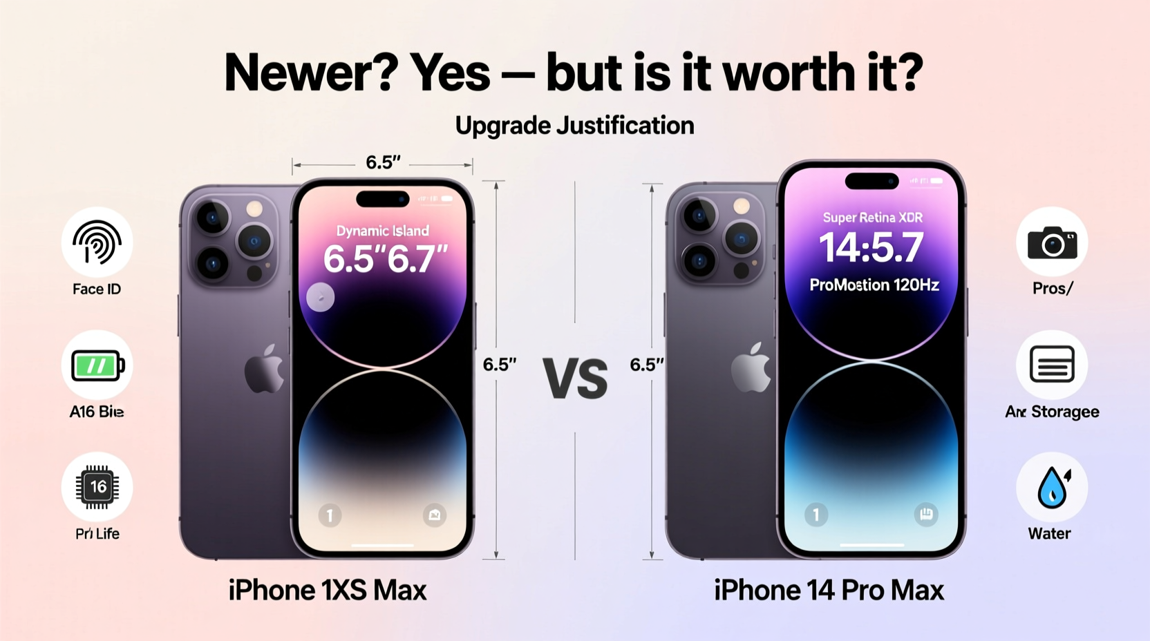 iphone xs max vs 14 pro max is the newer bigger screen worth the upgrade