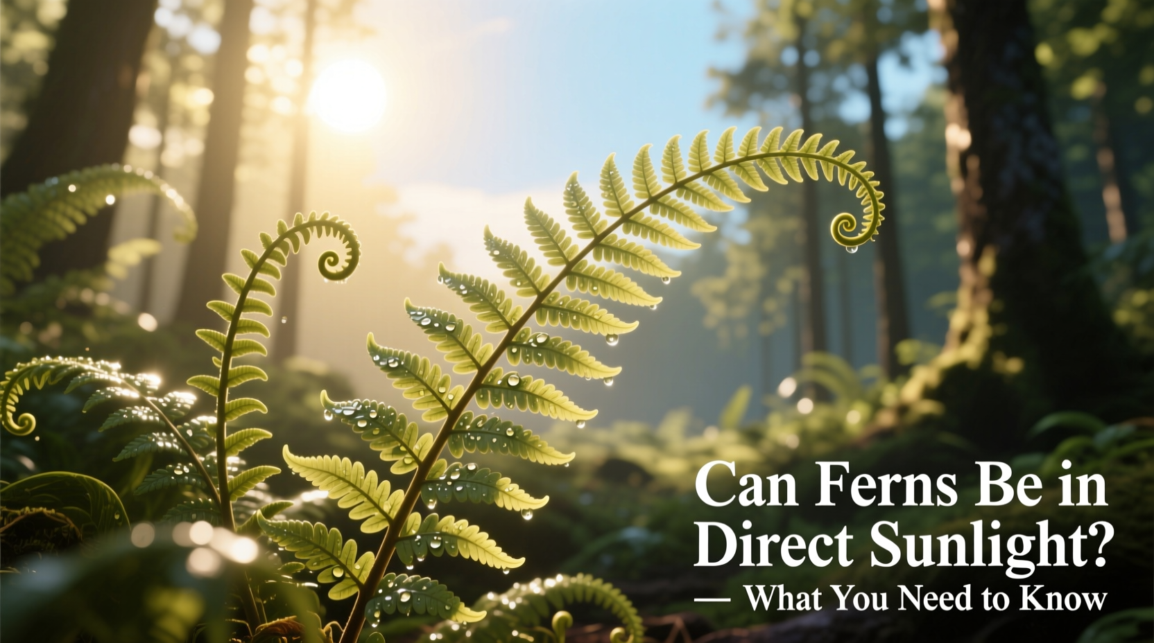 Can Ferns Be in Direct Sunlight? What You Need to Know