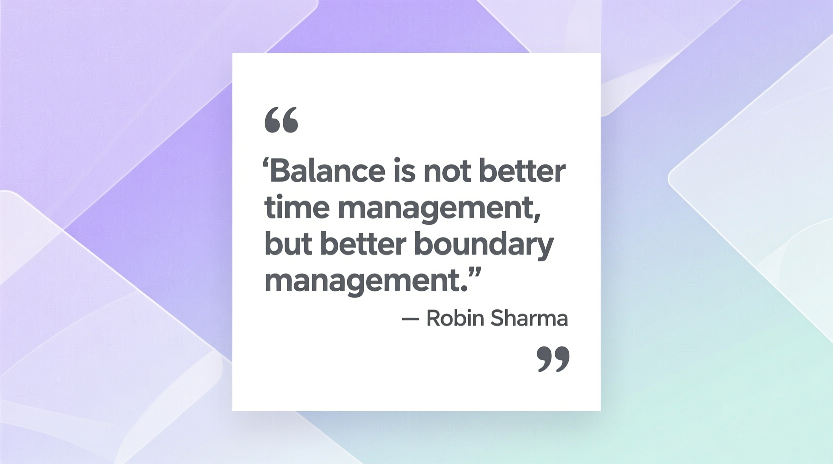 work and life balance quotes