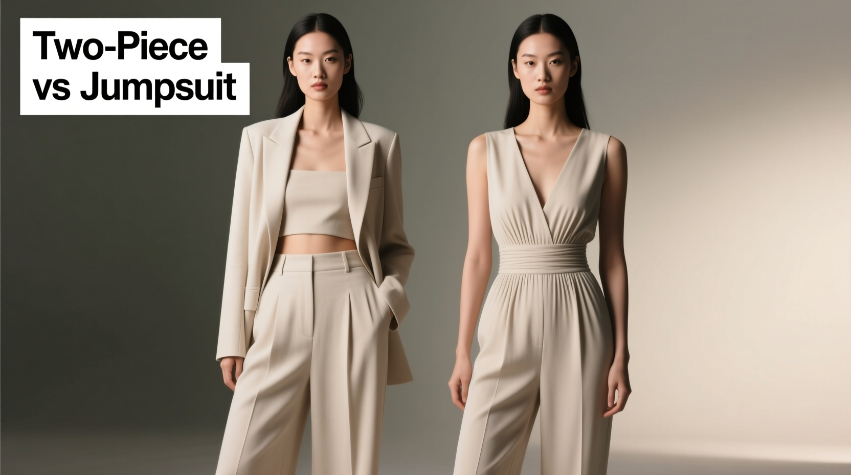 two piece sets vs jumpsuits which is actually more flattering