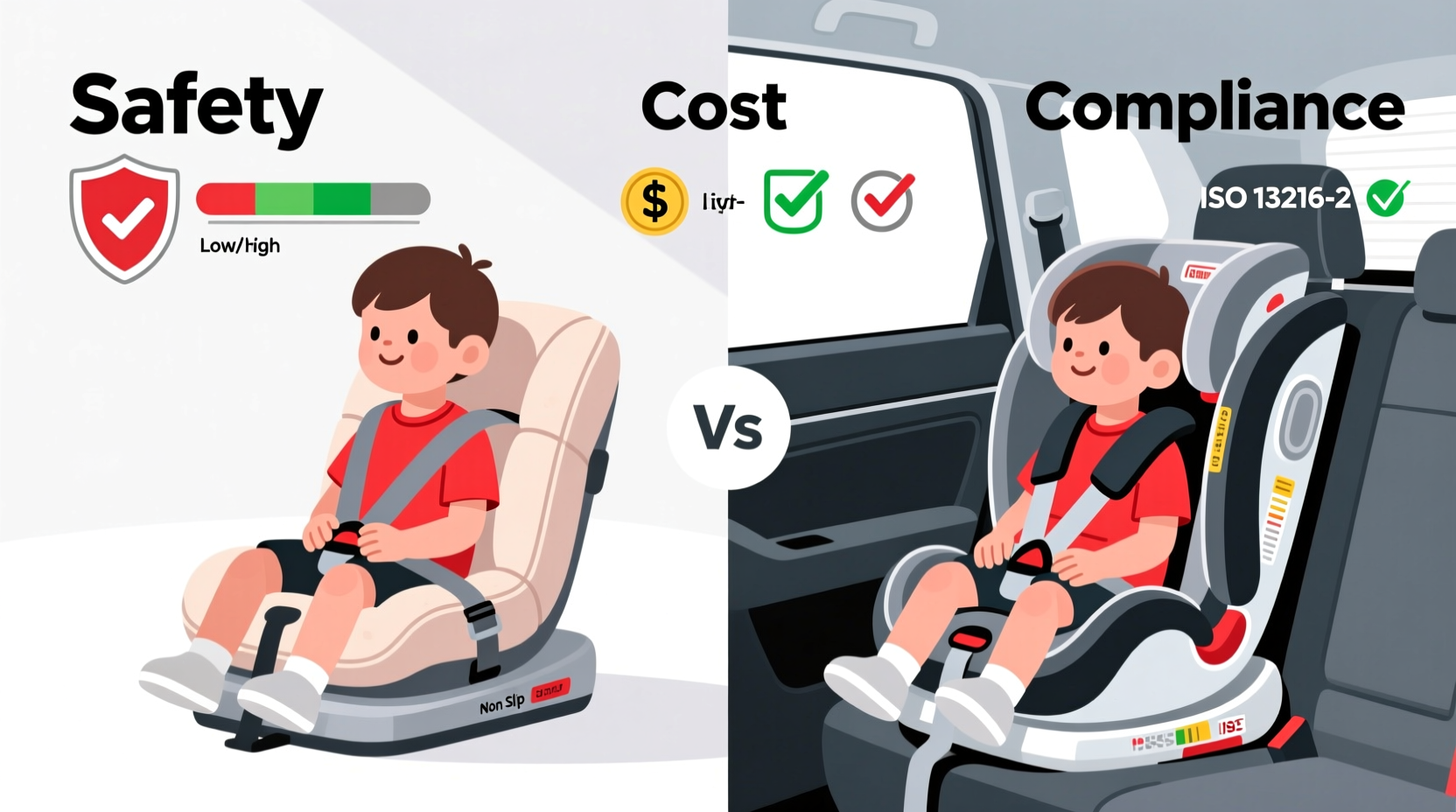 cushion vs built in comparison