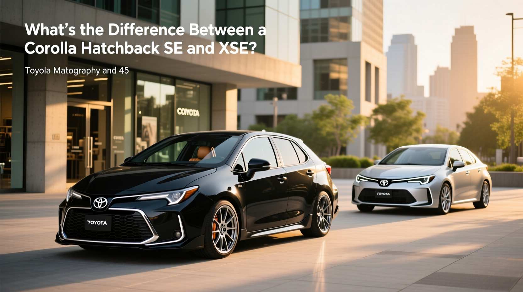 Toyota Corolla Hatchback SE vs XSE: Buying Guide