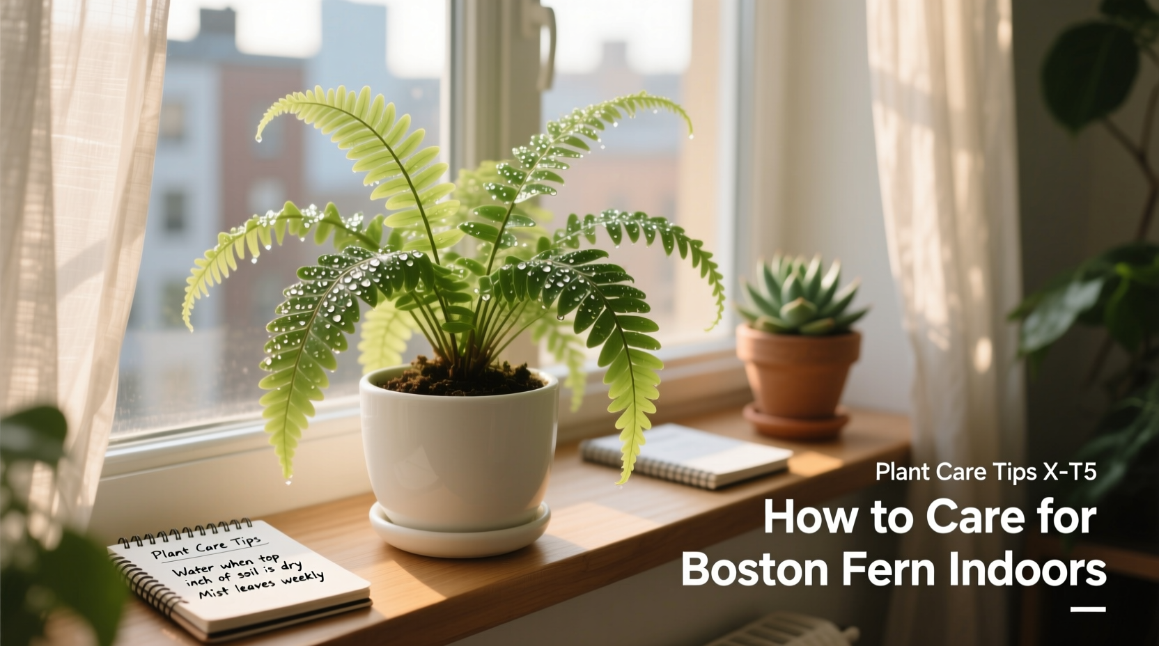 how to care for boston fern indoors