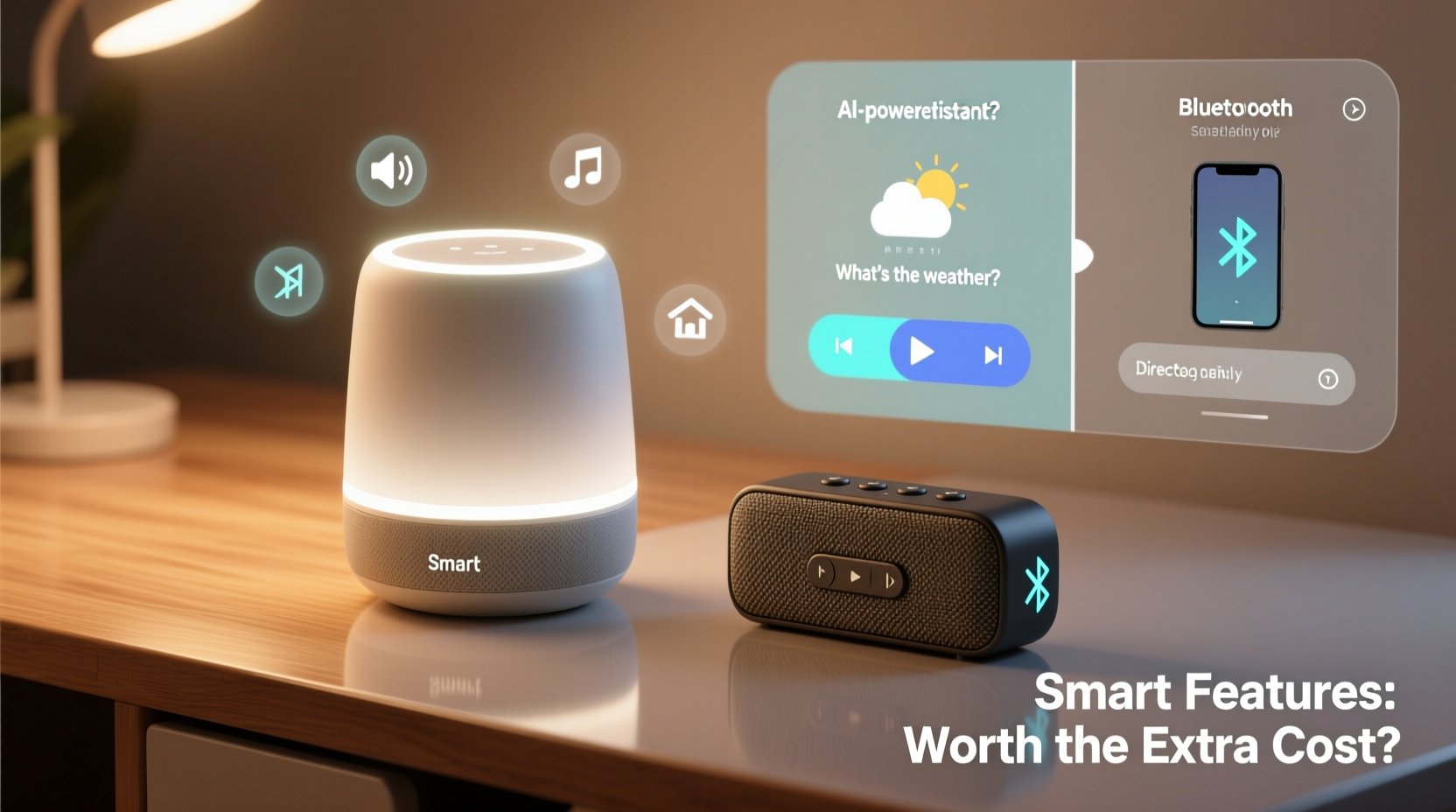 smart speaker vs bluetooth are the smart features worth the extra cost