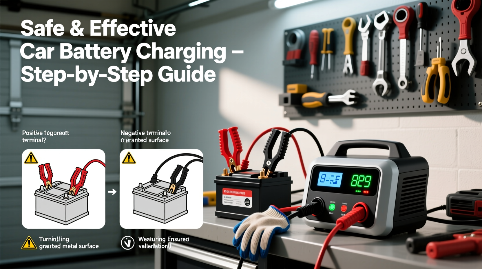 safe and effective methods to charge your car battery with a charger a practical guide