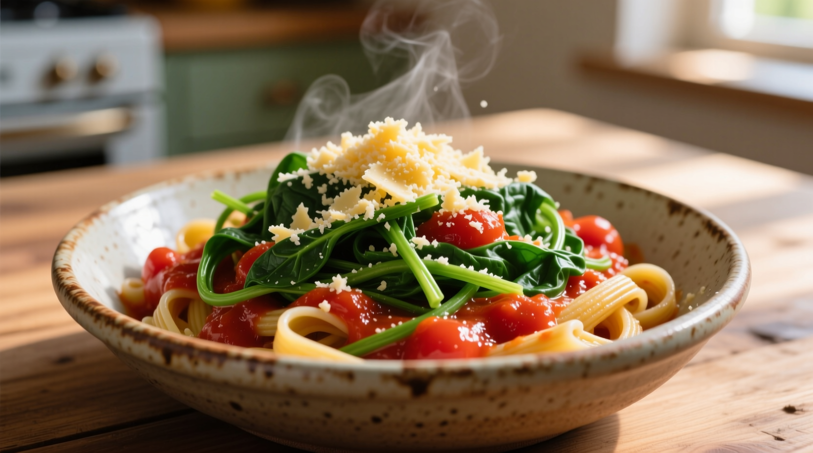 Perfect Spinach and Tomato Pasta Recipe in 20 Minutes