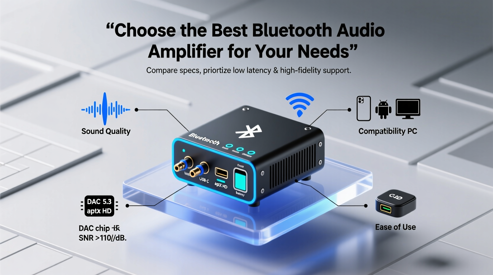 amplifier bluetooth audio
