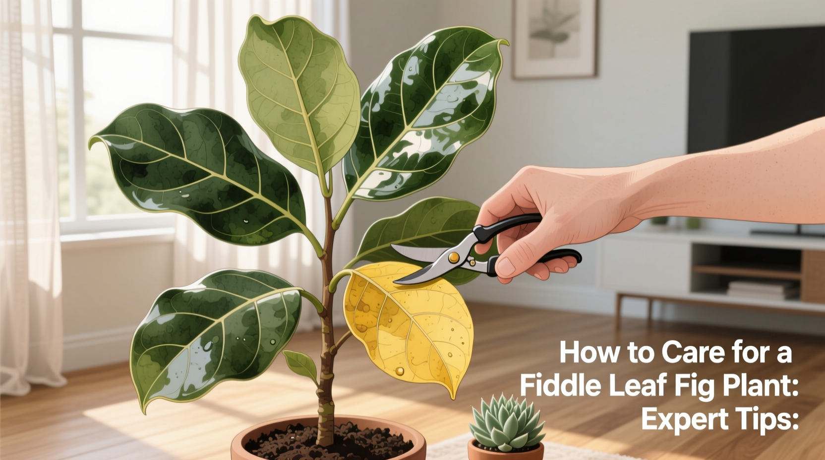 how to care for a fiddle leaf plant