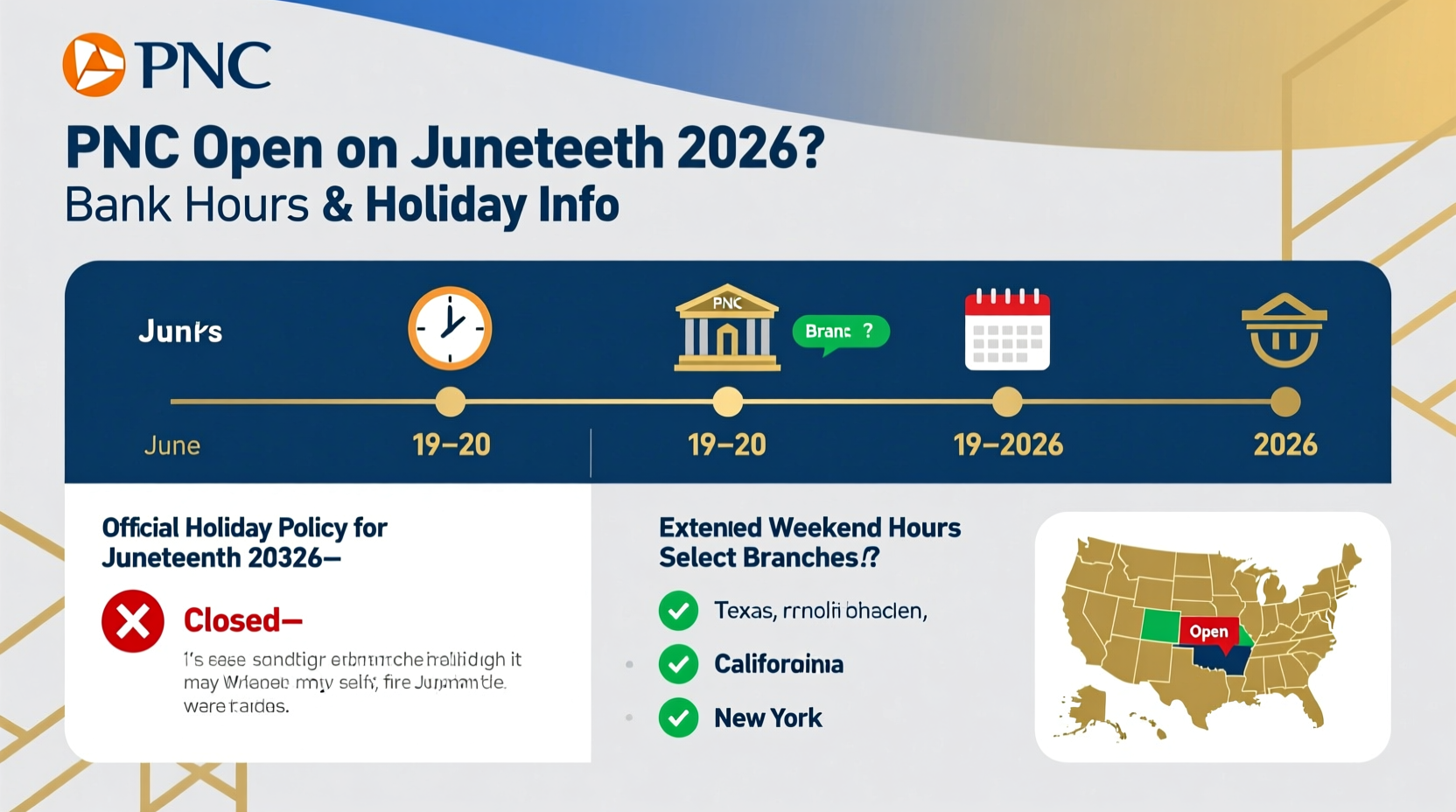 is pnc open on juneteenth 2026