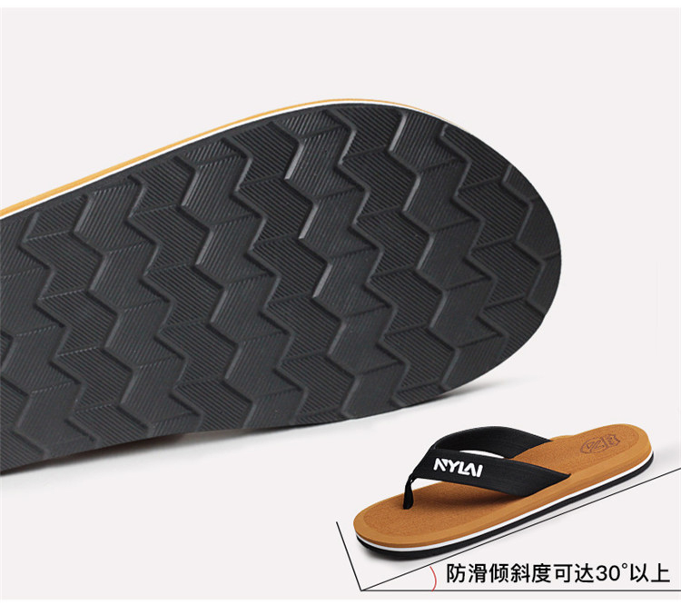 High Quality Non-slip Big Size Flip Flops Men Slippers Casual Men Beach Shoes