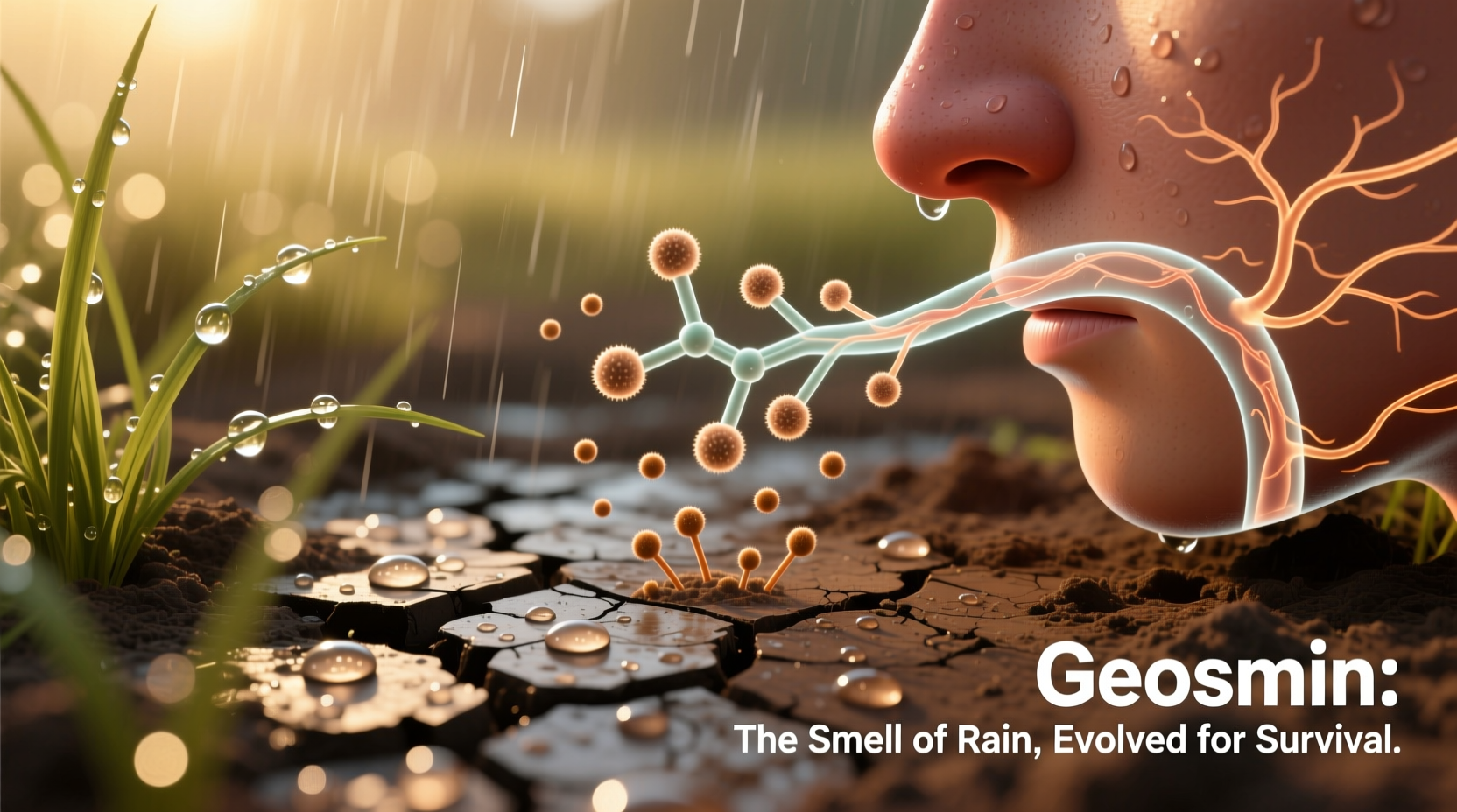 why are humans so sensitive to geosmin the earthy smell