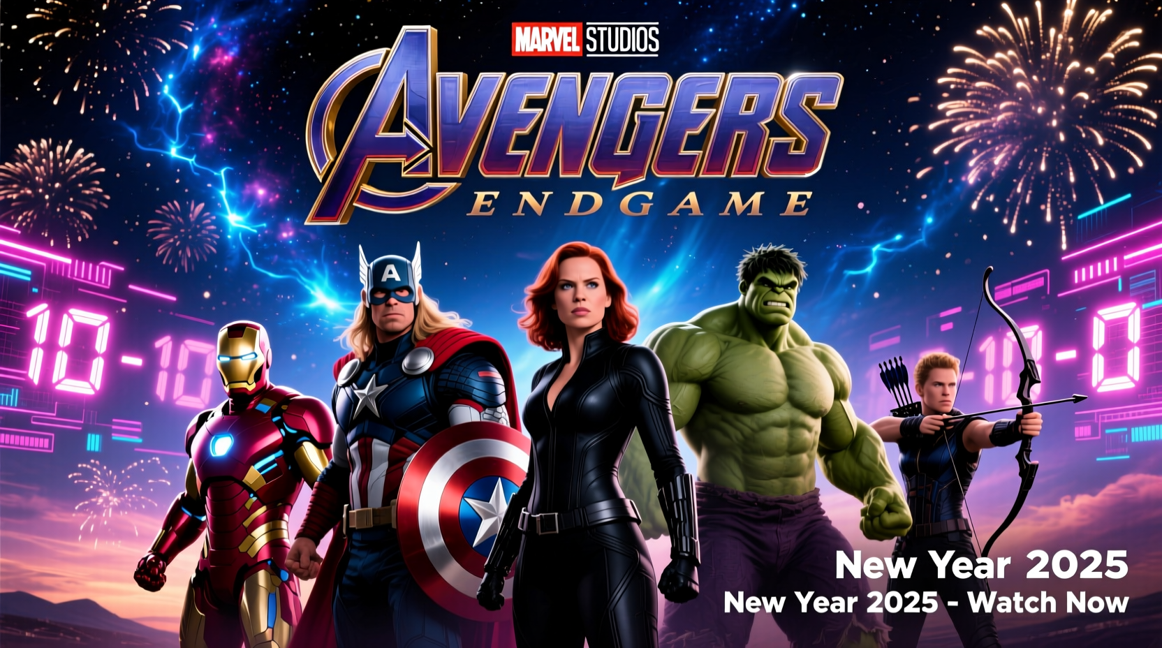 when to watch avengers endgame for new year