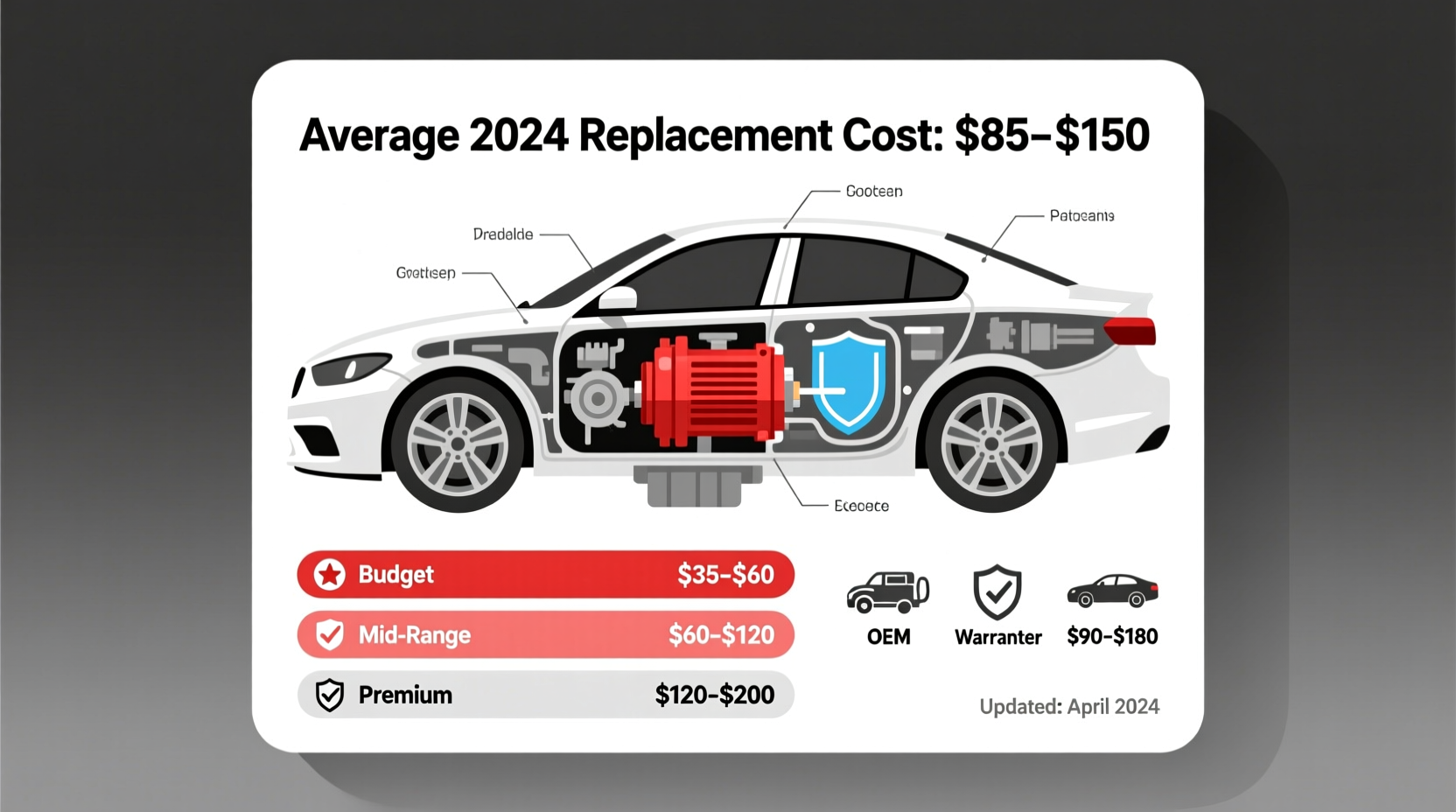 how much does a water pump cost for a car