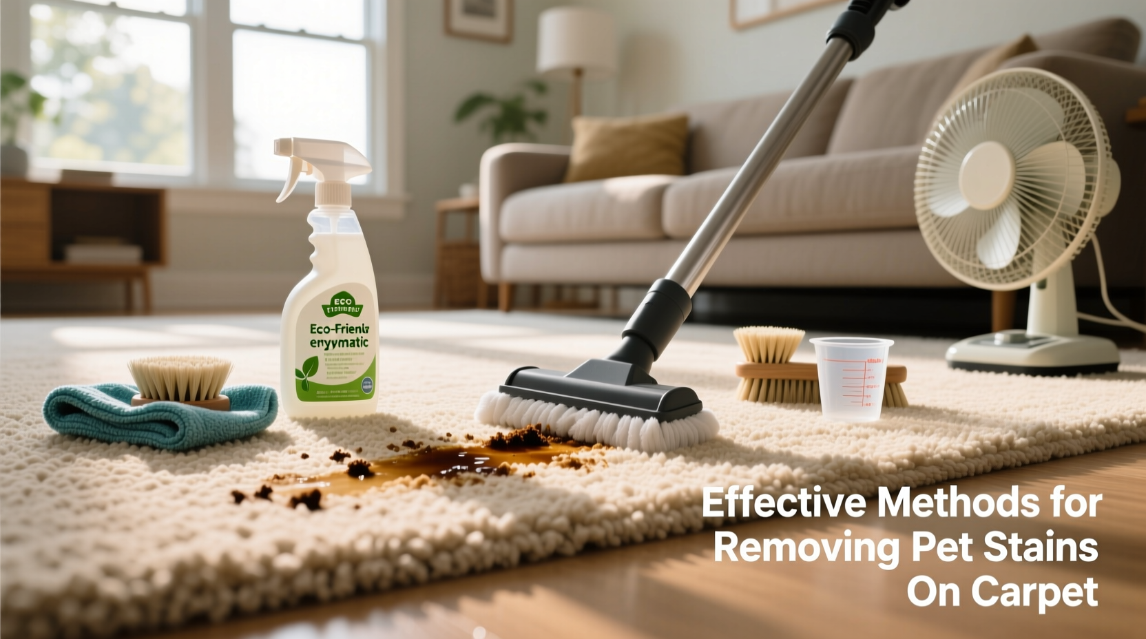 effective methods for the best way to get rid of pet stains on carpet