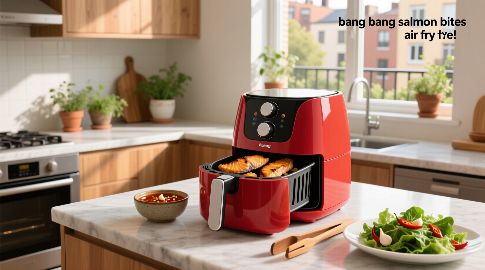 air fryer bang bang salmon bites guide