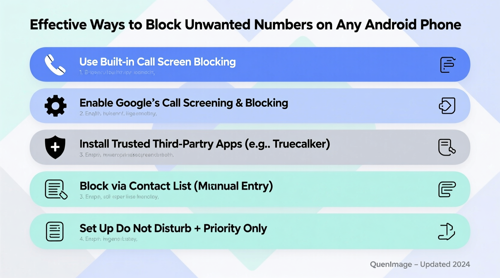 effective ways to block unwanted numbers on any android phone