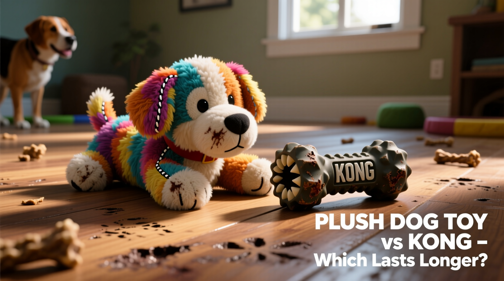 plush dog toy vs kong which one is actually more durable for heavy chewers