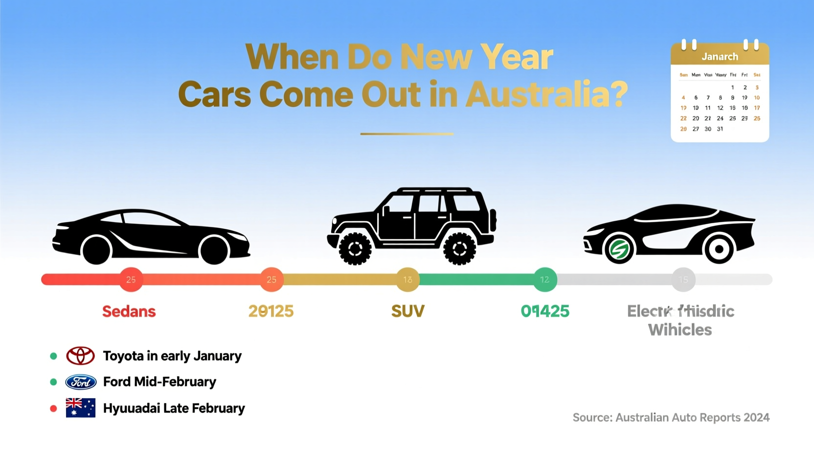 when do new year cars come out australia
