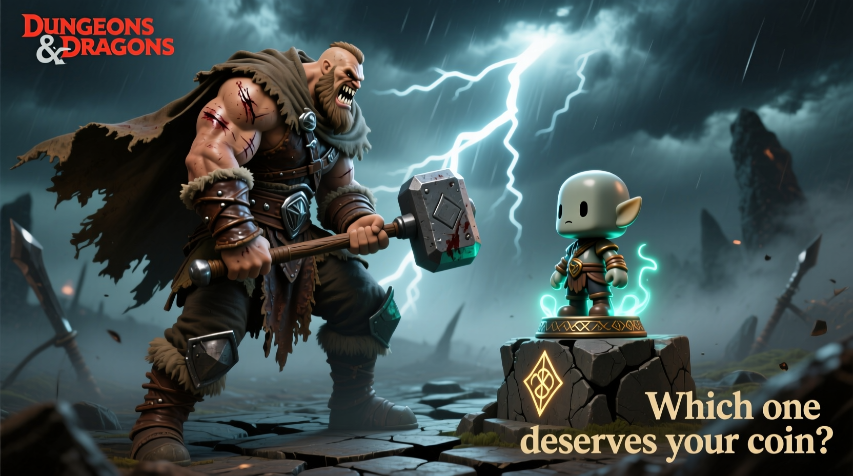 fat mercenary vs generic fantasy figurine which dd character deserves my coin