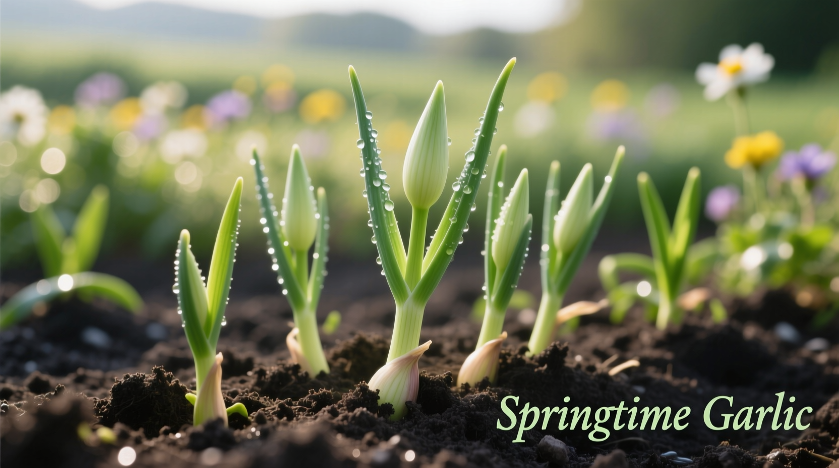 springtime garlic