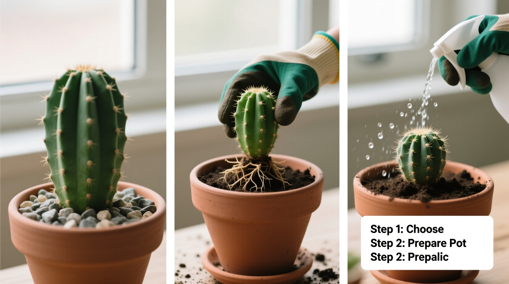 how to plant a cactus plant