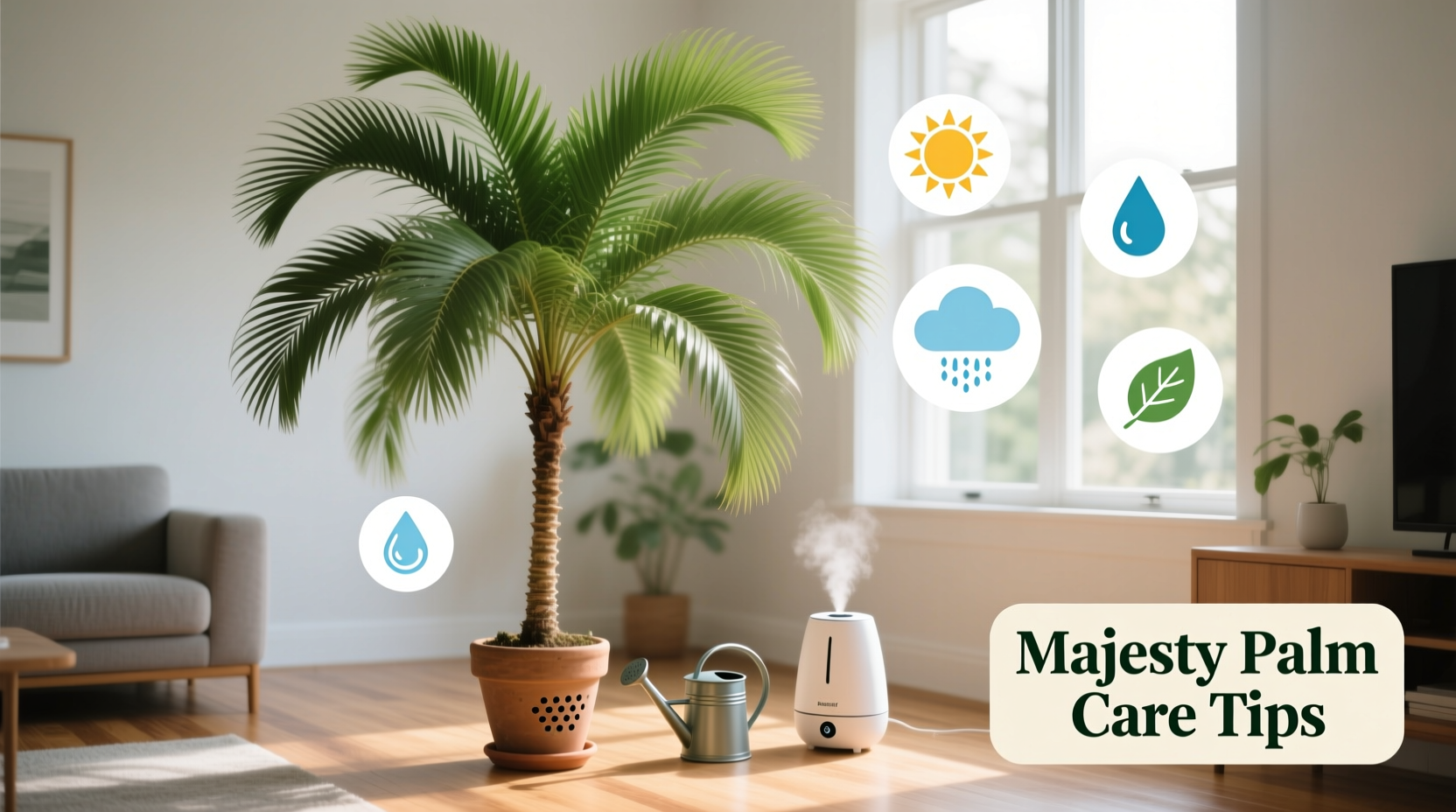 How to Care for Majesty Palm Trees Indoors