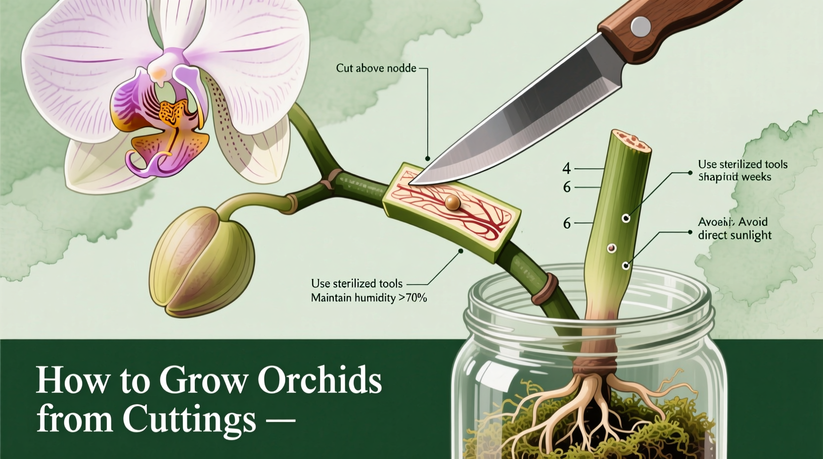 How to Grow Orchids from Cuttings