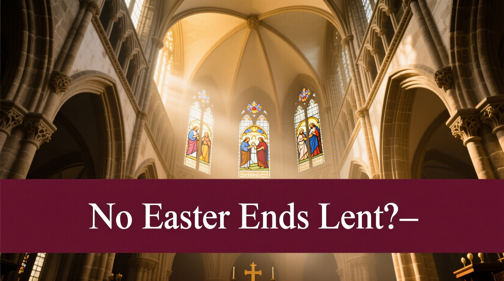 is easter in lent