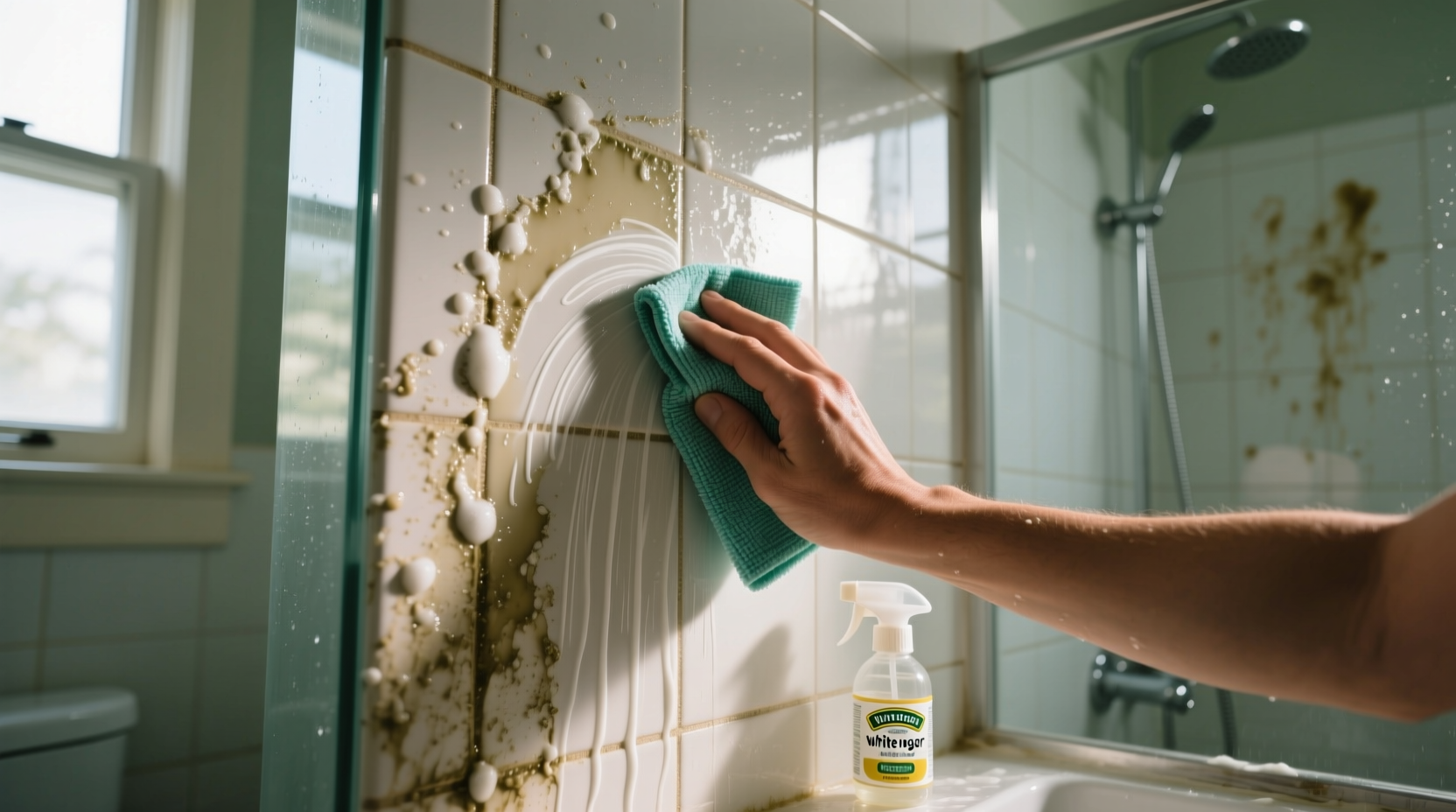 how to clean soap scum
