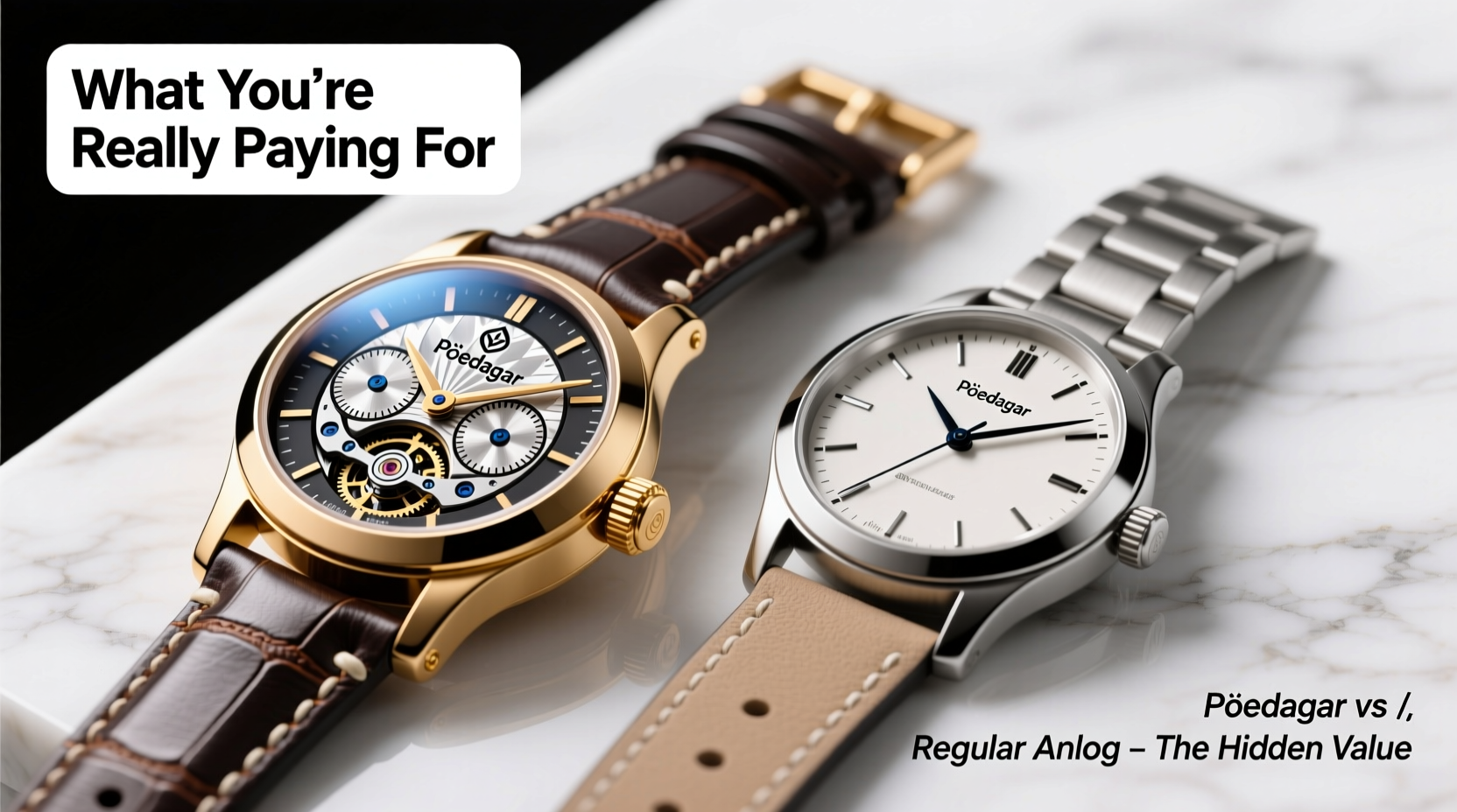 poedagar watch vs regular analog watch what are you actually paying extra for