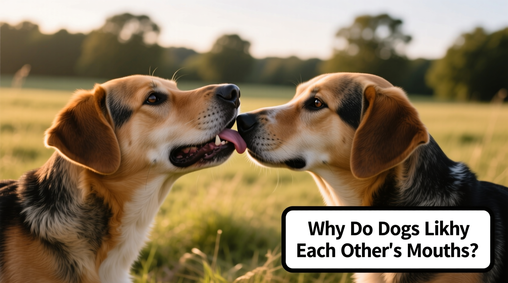 why do dogs lick each others mouths understanding the behavior