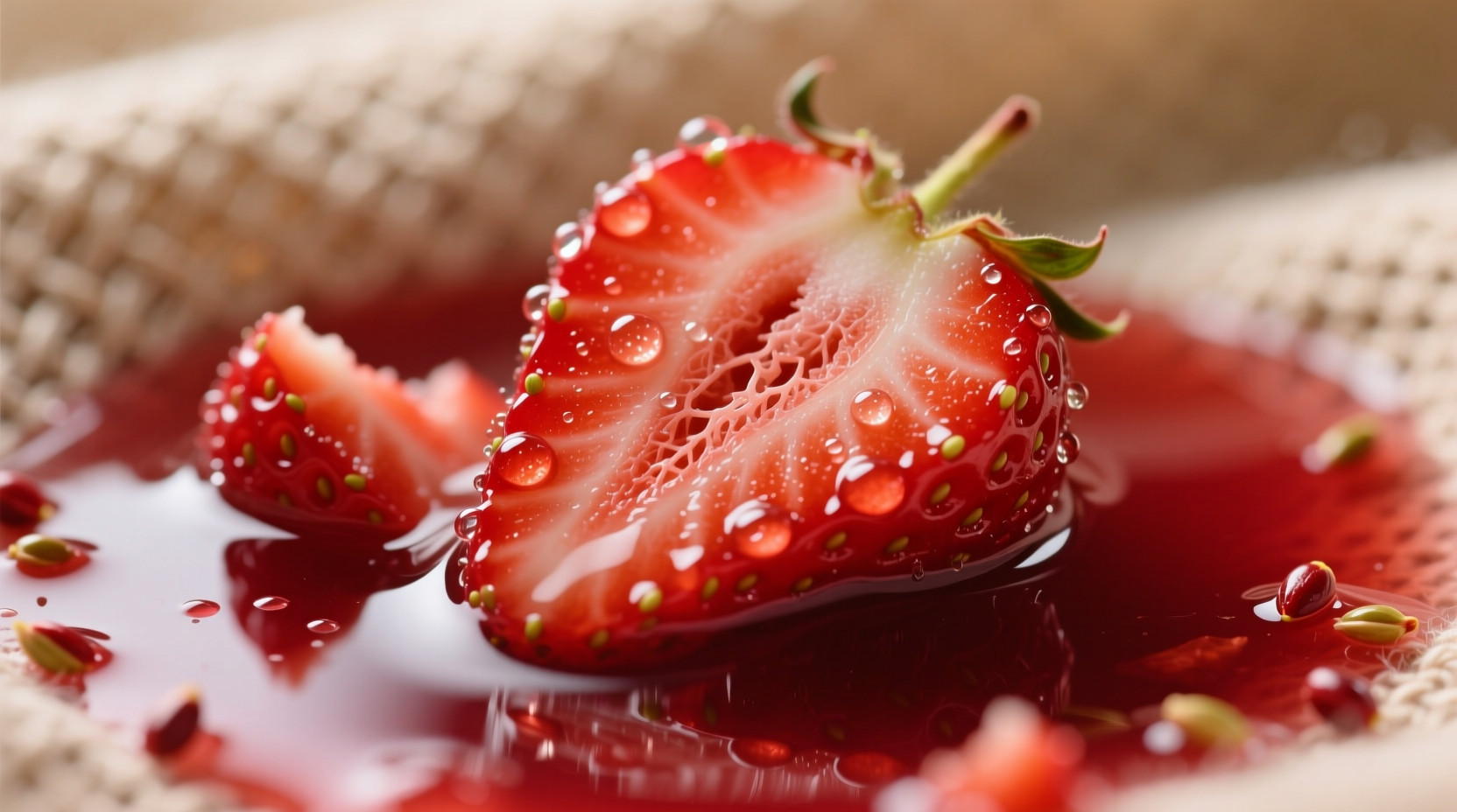 macerated strawberries