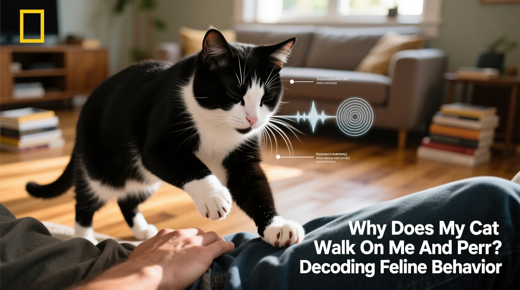 why does my cat walk on me and purr decoding feline behavior