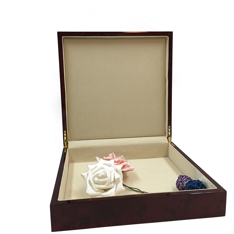 Vente chaude de luxe de haute qualité Boîte de rangement en bois de chocolat au chocolat