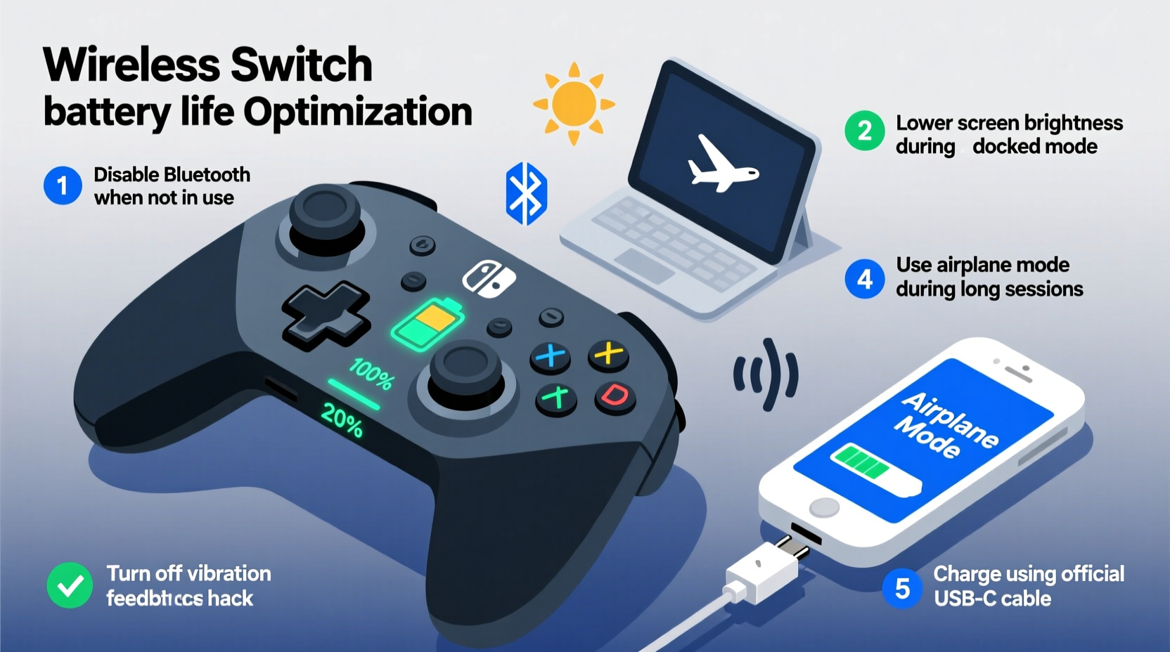 effective tips to maximize battery life on your wireless switch gamepad