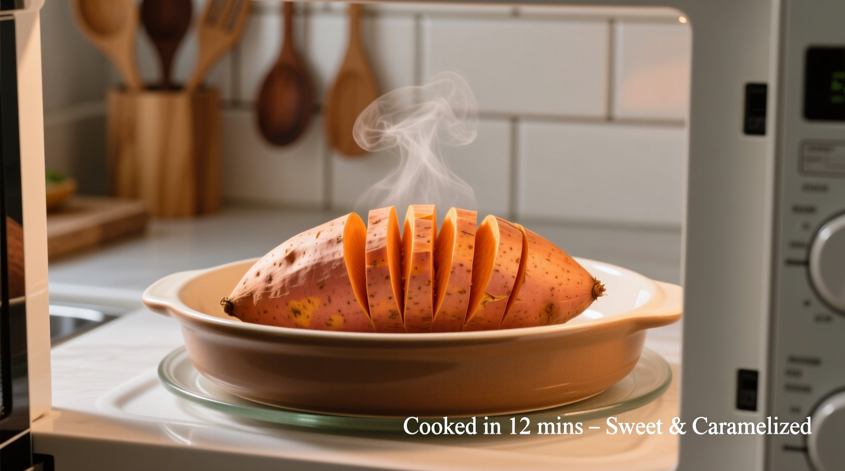 cook sweet potato in microwave