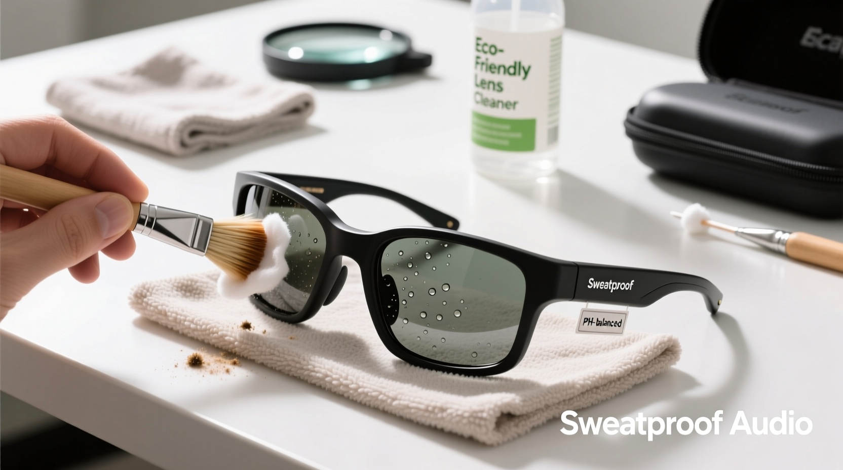 effective methods to clean and care for sweatproof audio sunglasses without damage