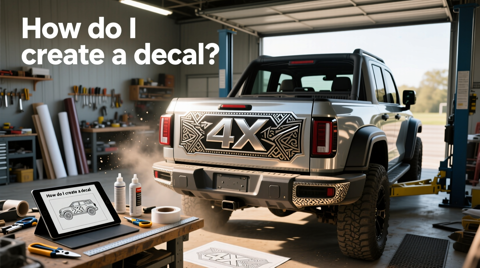 how to choose 4x4 decals,How do I create a decal?
