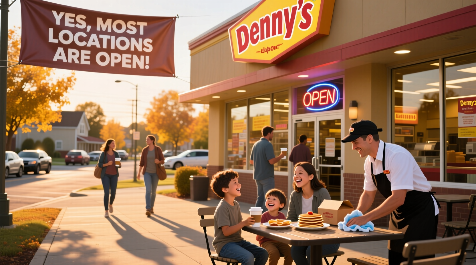 is dennys open on labor day