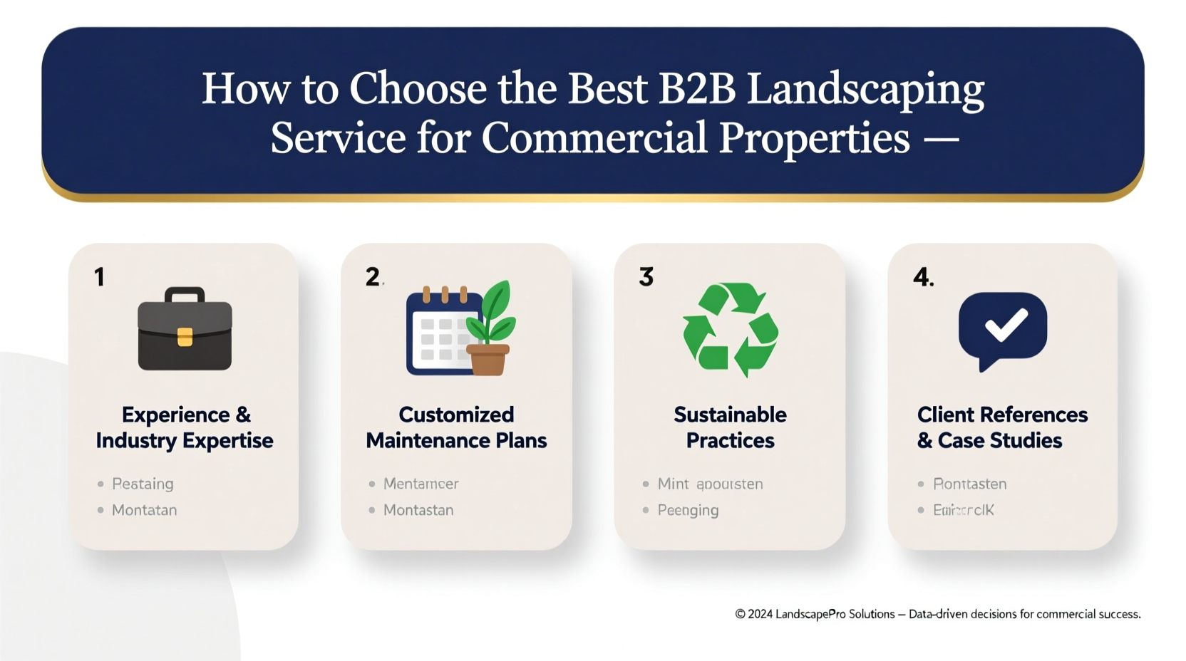 is lanscaping b2b service