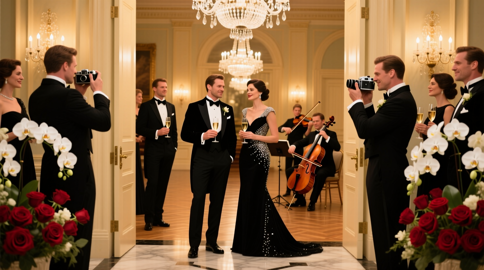 what does black tie wedding mean