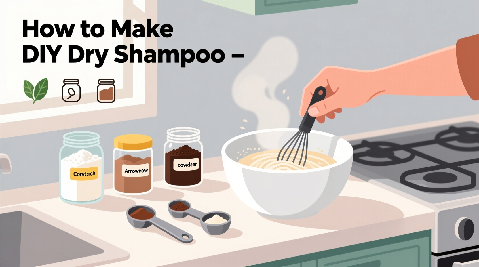 How to Make a DIY Dry Shampoo: Lab-Validated Starch Ratios & Application Science