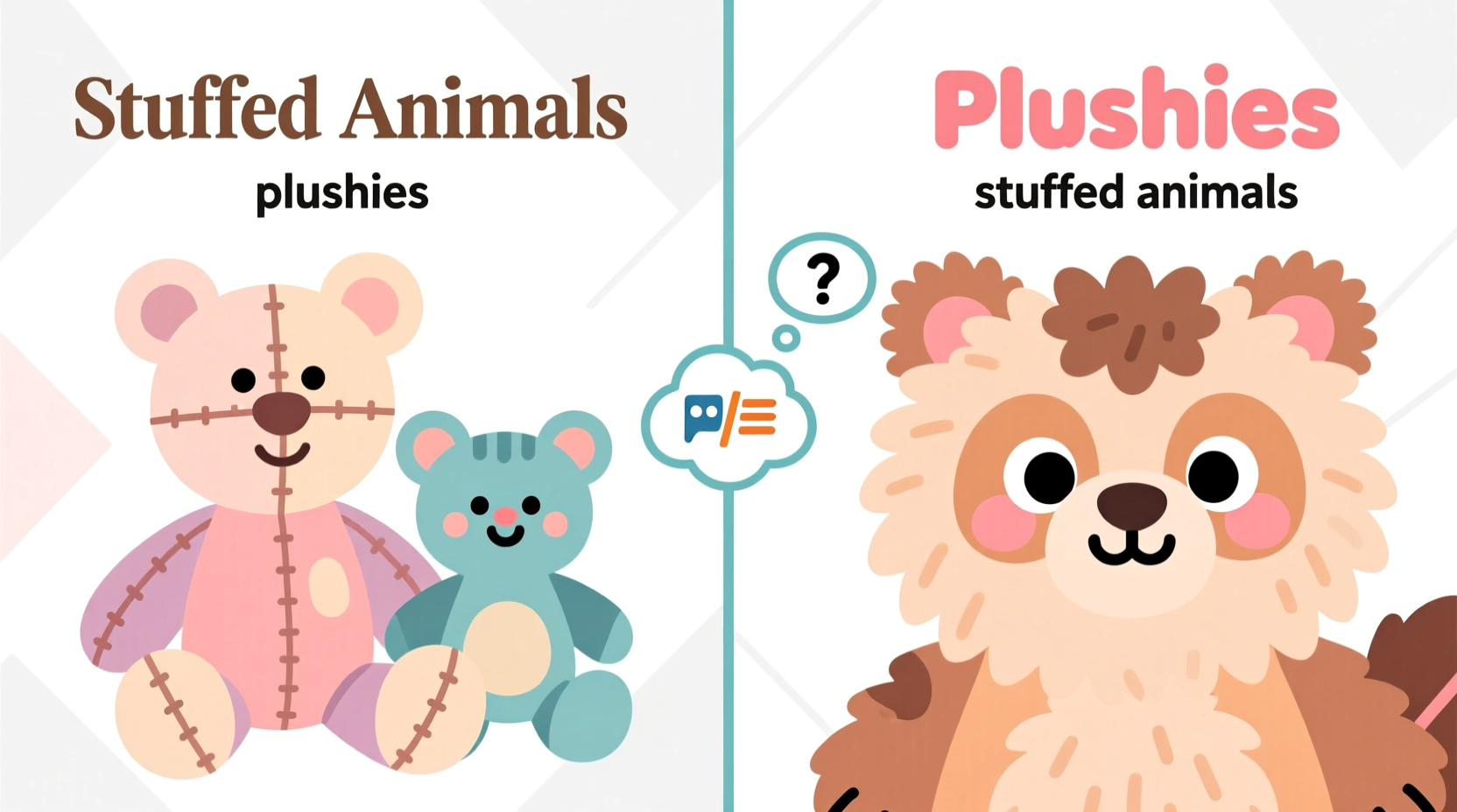 are plushies just a fancy name for stuffed animals or is there a real difference