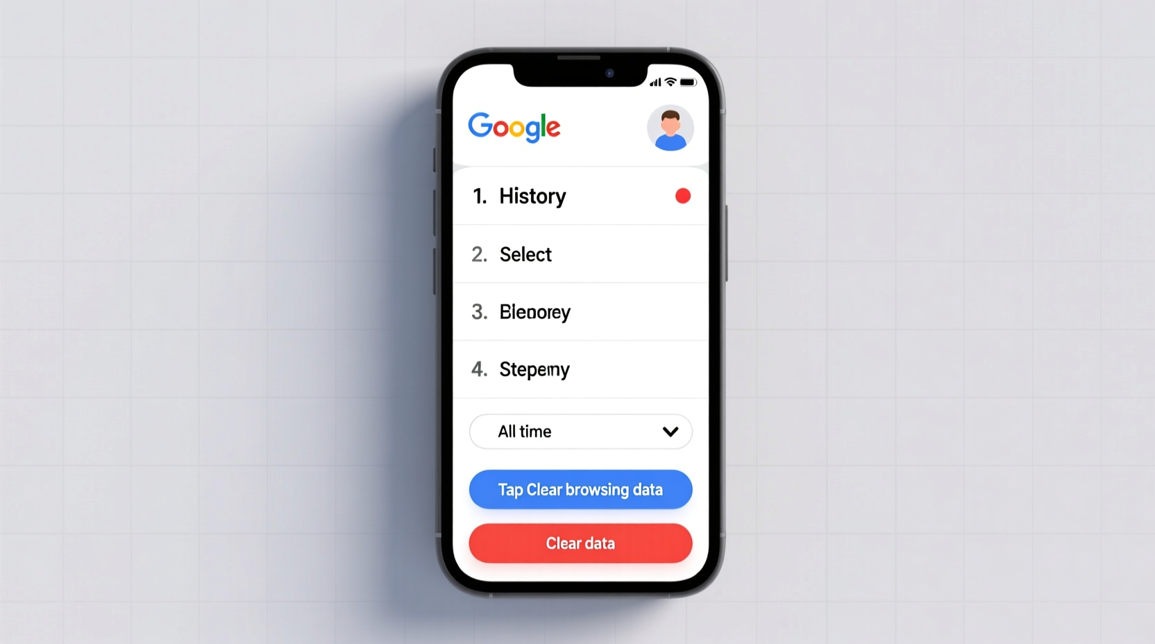 step by step guide to clearing google search history on your mobile phone easily