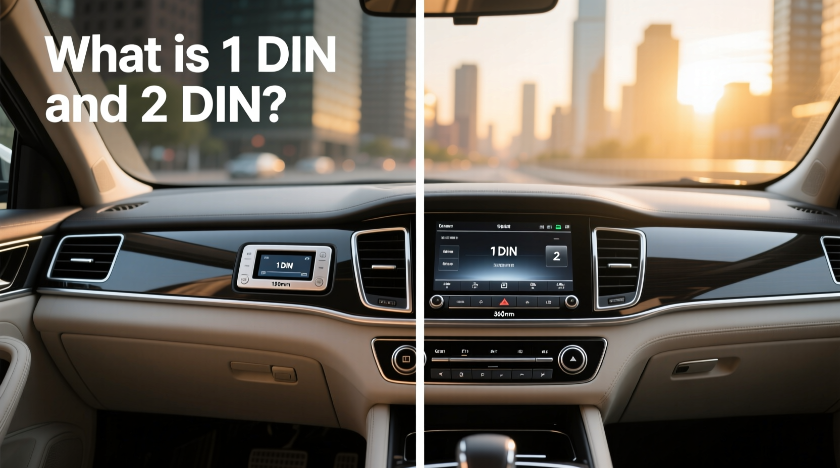 How to Choose 1 DIN Android, What Is 1 DIN and 2 DIN?
