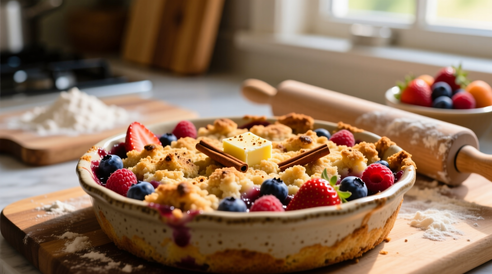 how to make easy fruit crumble